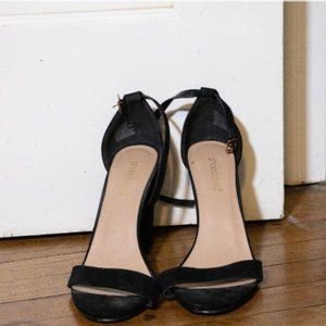 Strapped Block Heels